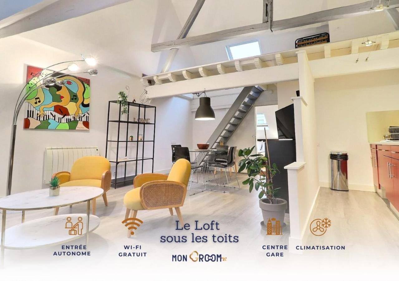 Le Loft Sous Les Toits - Proche Gare - Mon Groom Troyes Extérieur photo